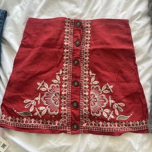Red mini Skirt!